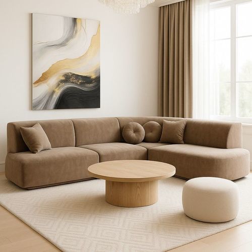 Canapé d'angle - DBF 878 - UAB "Dzūkijos baldų fabrikas" - contemporain / de salon / en tissu