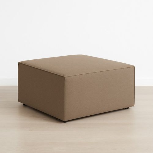 Pouf design minimaliste - DBF 879 - UAB "Dzūkijos baldų fabrikas" - en tissu / en mousse de polyuréthane / carré