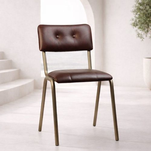 Chaise de salle à manger vintage - BT 107 - UAB "Dzūkijos baldų fabrikas" - d'intérieur / en tissu / en mousse de polyuréthane