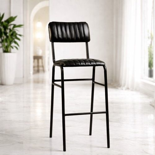Tabouret de bar vintage - BT 103 - UAB "Dzūkijos baldų fabrikas" - en simili cuir / en mousse de polyuréthane / en tissu