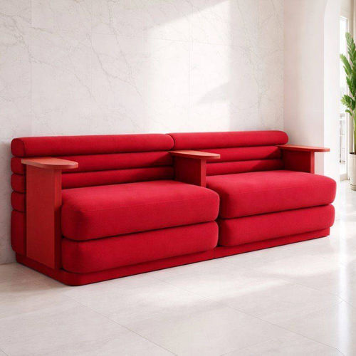 Banquette contemporaine - DBF 869 - UAB "Dzūkijos baldų fabrikas" - en tissu / contract / d'accueil