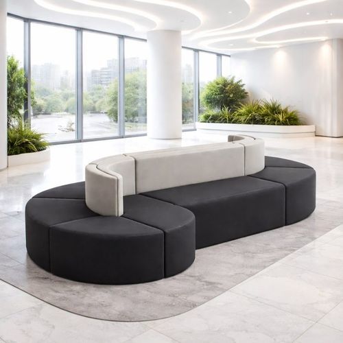 Banquette contemporaine - DBF 888 - UAB "Dzūkijos baldų fabrikas" - en cuir / professionnelle / contract