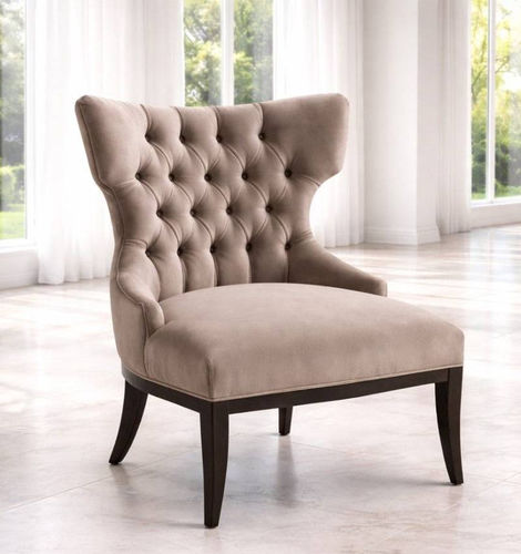 Fauteuil classique - DBF 785 - UAB "Dzūkijos baldų fabrikas" - en tissu / en bois / tapissé
