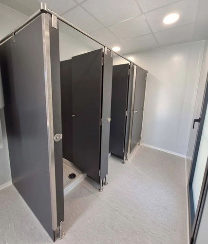 Module préfabriqué aménagé en vestiaire - AYUNTAMIENTO DE PAMPLONA  - 3DMODULAR
