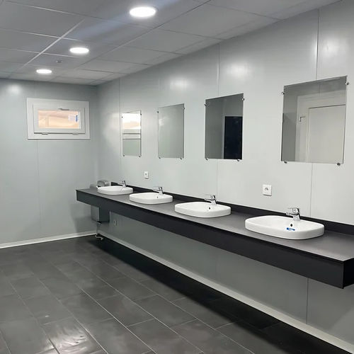 Cabine sanitaire extérieure multiple - CALES DES PACHS  - 3DMODULAR