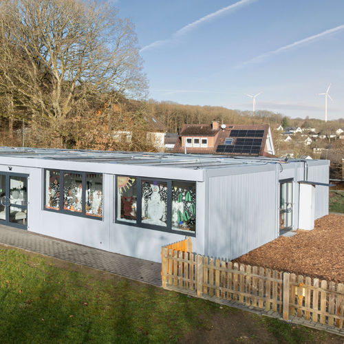 Bâtiment modulaire - MODULINE ® - Kleusberg - temporaire / préfabriqué / en métal