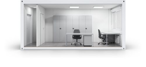 Conteneur pour chantier - SOLID - Kleusberg - pour sanitaire / modulable / montage facile