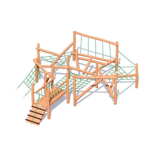 Parcour d'obstacles pour aire de jeux - MIYAGI - MACAGI s.r.l. - de slalom / plate-forme / grimpeur