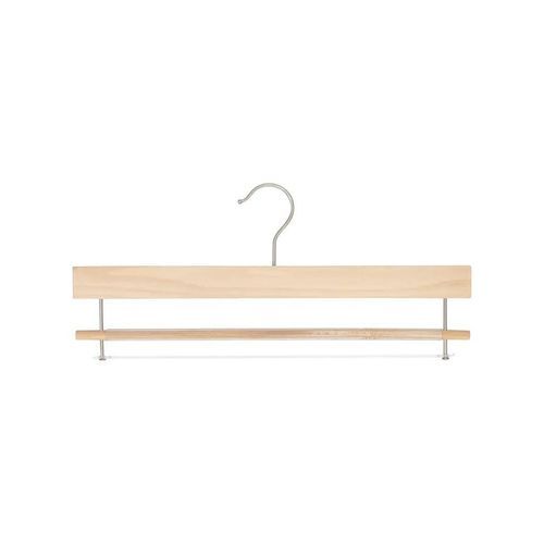 Cintre en nickel - HP36_NAT_N - Best Mannequins BV - en bois verni / pour magasin de vêtements