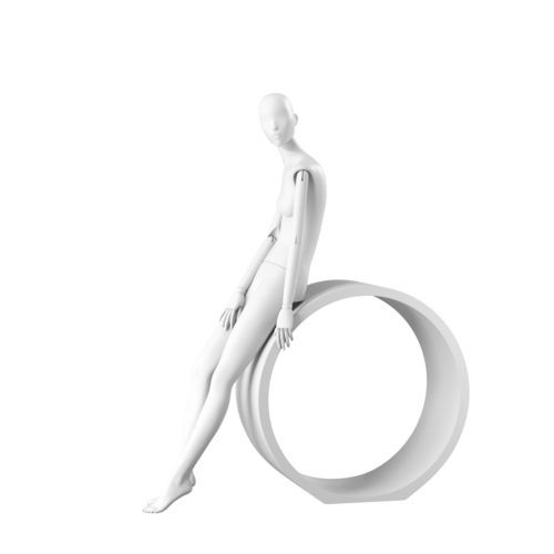 Mannequin de vitrine femme - FM004 - Best Mannequins BV - abstrait / en bois / en fibre de verre