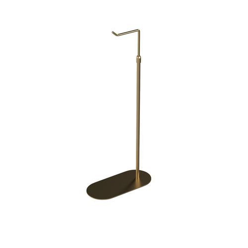 Présentoir pour exposition - LOOP001_GO1 - Best Mannequins BV - sur plan / en inox brossé / pour magasin de vêtements