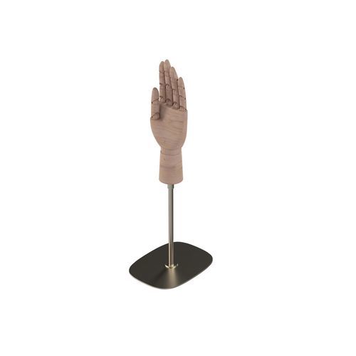 Main mannequin femme - FORM040_BS+FLH_RW - Best Mannequins BV - mode / en acier inoxydable brossé / en bois