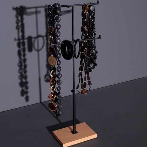 Présentoir pour bijoux - INT001_BL+WORW - Best Mannequins BV - sur plan / en acier à revêtement par poudre / double-face
