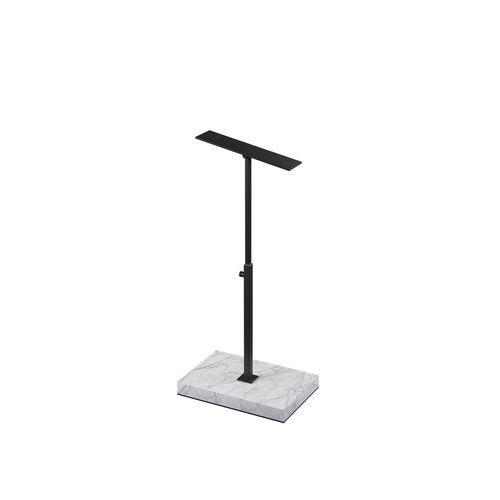 Présentoir pour chaussures - INT018_BL+MA01 - Best Mannequins BV - en îlot / en marbre / en acier à revêtement par poudre