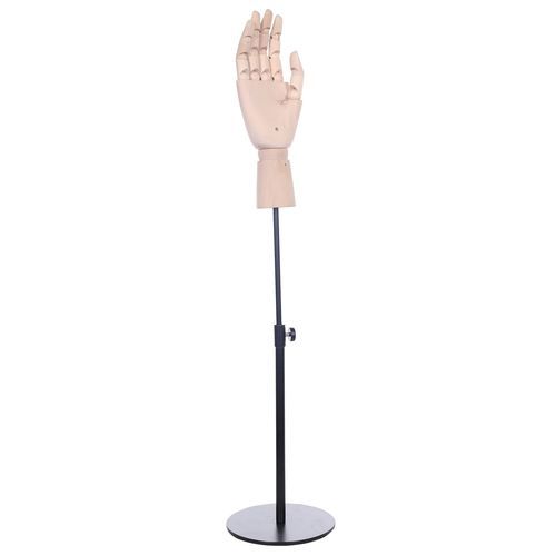 Main mannequin homme - MHAND10R_BR_BL - Best Mannequins BV - mode / en bois verni / marron