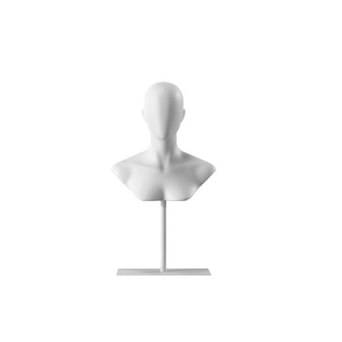 Tête mannequin femme - SINFH250_WH - Best Mannequins BV - abstrait / en polyester / en acier à revêtement par poudre