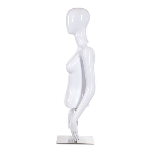 Buste mannequin femme - COSFT8AYL_WH+HG - Best Mannequins BV - abstrait / en polystyrène / en acier inoxydable