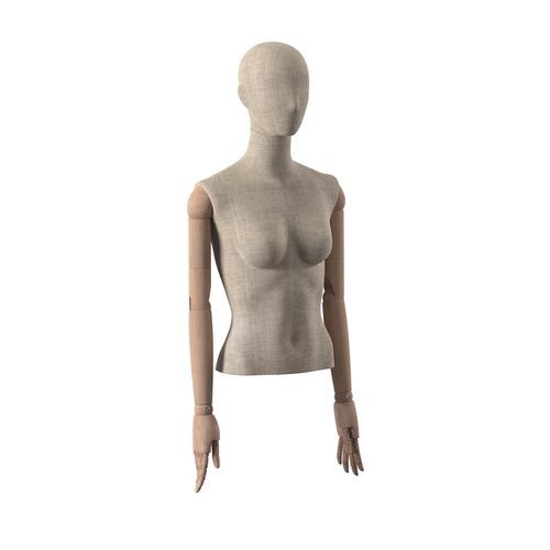 Mannequin de vitrine femme - MAFB22H91_BERW - Best Mannequins BV - vintage / en mousse de polyuréthane / bois
