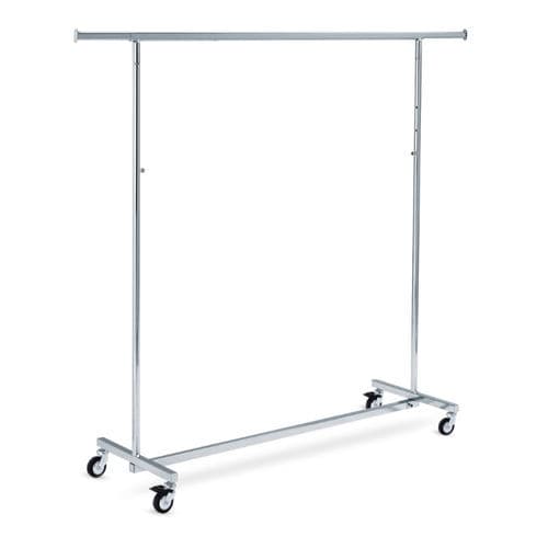 Portant contemporain - TF-524Q1C-80 - Best Mannequins BV - en acier / en chrome / à roulettes