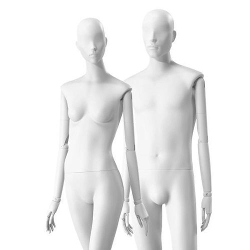 Mannequin de vitrine femme - Mirror Mirror - Best Mannequins BV - abstrait / en nickel / bois