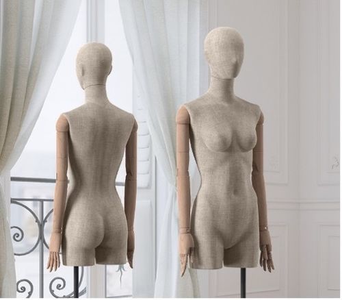 Buste mannequin mode - Maison Marlu - Best Mannequins BV - en verre trempé / en bois / en tissu