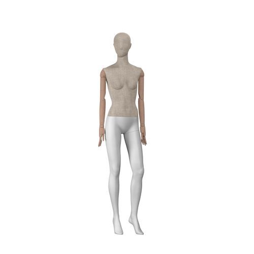Mannequin de vitrine femme - Maison Marlu - Best Mannequins BV - vintage / en bois peint / en nickel