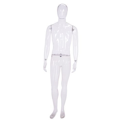 Mannequin de vitrine homme - CRYSTM10_T - Best Mannequins BV - abstrait / en verre opalescent / transparent
