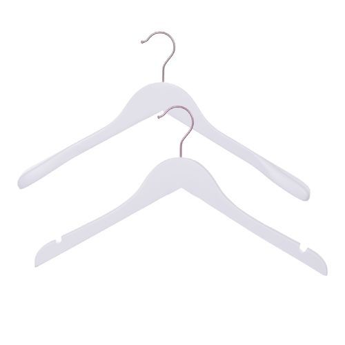 Cintre en bois laqué mat - Fashion White - Best Mannequins BV - bois / en laiton / pour magasin de vêtements