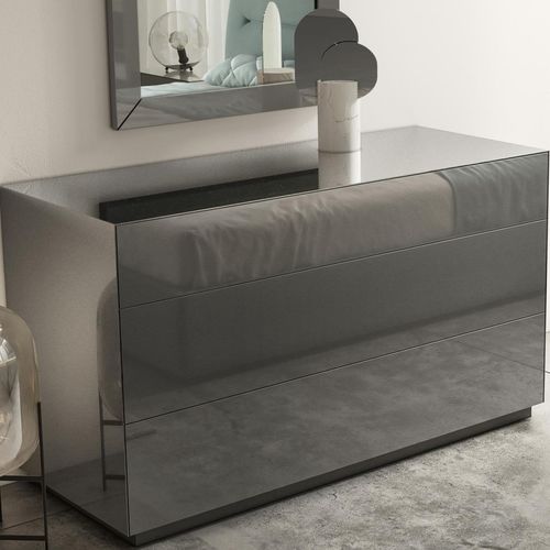 Commode contemporaine - Cubo - benedetti MOBILI - en verre / rectangulaire / non spécifié