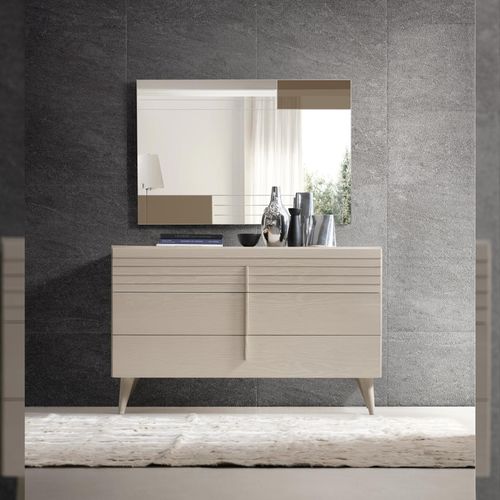 Commode sur pieds hauts - VERSILIA - benedetti MOBILI - contemporaine / en bois / rectangulaire
