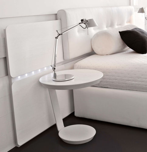Table de chevet contemporaine - MOON  - benedetti MOBILI - en frêne / ronde / résidentielle