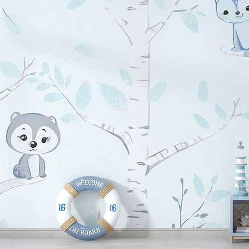 Papier peint contemporain - GLITTER GROVE - jaWalls - en textile non-tissé / en tissu / en vinyle