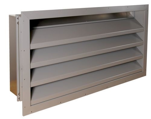 Grille de ventilation en aluminium - AWW 320 - EuroLam GmbH - en aluminium anodisé / en aluminium extrudé / rectangulaire