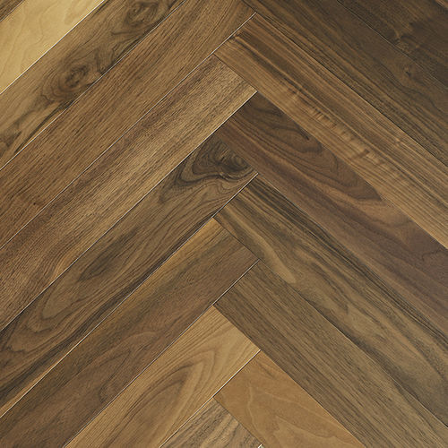 Parquet contrecollé - HERSTP-WAL010 - lesna - en chêne / en MDF / à batons rompus