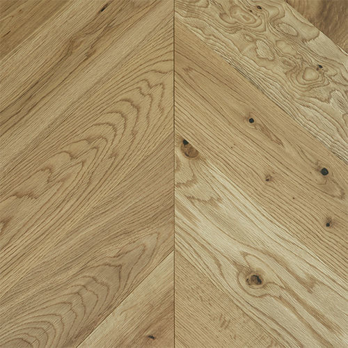 Parquet contrecollé - HERLOU-OAK420 - lesna - en chêne / point de Hongrie / laqué
