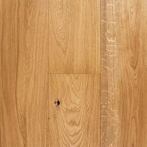 Parquet contrecollé - HERDRE-TIM020 - lesna - en chêne / brossé / huilé