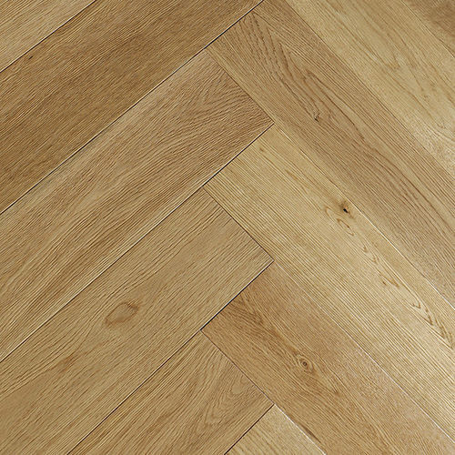 Parquet contrecollé - HERALP-VGA011 - lesna - en chêne / à batons rompus / mat