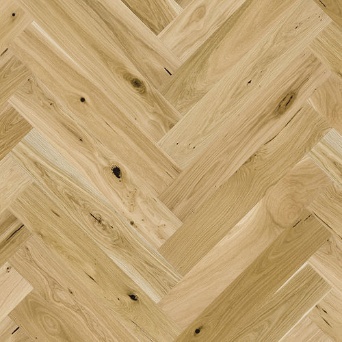 Parquet contrecollé - ARTHER-BON110 - lesna - en chêne / à batons rompus / brossé