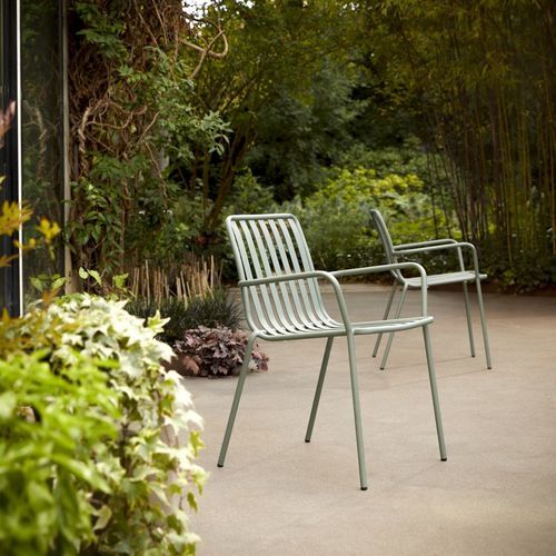 Fauteuil contemporain - GABY - TICKET FOR THE MOON - en métal / en métal peint / vert