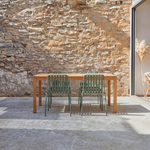 Ensemble table et chaises contemporain - T&Eacute;O - TICKET FOR THE MOON - de jardin / pour balcon / en métal