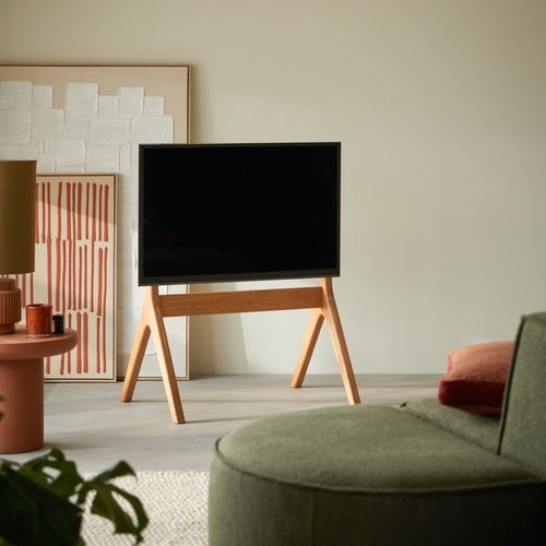 Support TV sur pied contemporain - LENA - TICKET FOR THE MOON - mobile / en chêne / en bois massif