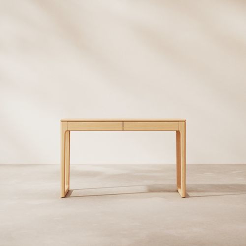 Bureau sur pied - ARTO - TICKET FOR THE MOON - design minimaliste / en bois massif / en bois huilé