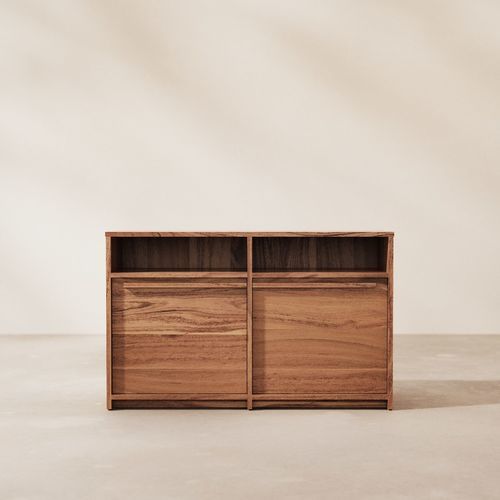 Buffet contemporain - LIAM - TICKET FOR THE MOON - en acacia / en bois massif / en bois verni