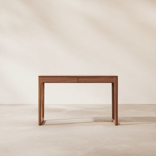 Bureau sur pied - ARTO - TICKET FOR THE MOON - design minimaliste / en bois massif / en bois huilé