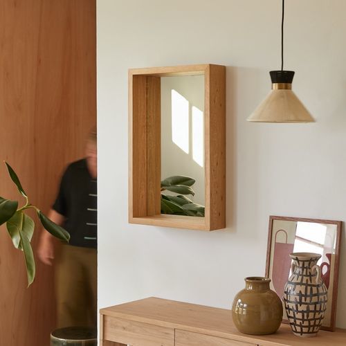 Miroir mural - EASY - TICKET FOR THE MOON - suspendu / contemporain / rectangulaire