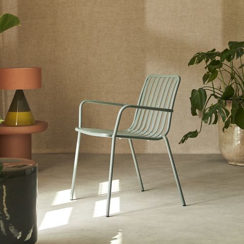 Fauteuil contemporain - GABY - TICKET FOR THE MOON - en métal / en métal peint / en aluminium poli