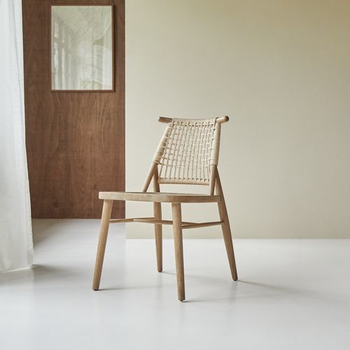 Chaise contemporaine - ARTURO - Tikamoon - de cuisine / en chêne / en papier