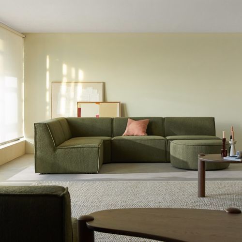 Canapé modulable - DARIO - Tikamoon - d'angle / contemporain / en tissu