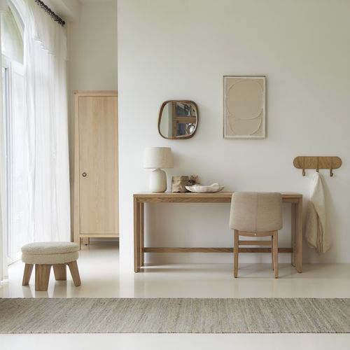 Bureau poste de travail - EDEN - Tikamoon - sur pied / design minimaliste / en bois massif