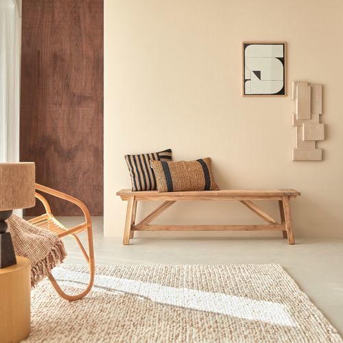 Banc contemporain - FILIPE - Tikamoon - en bois massif / en teck / sans dossier